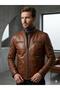 MEN'S GENUINE LEATHER COAT
