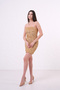 Kelsey Shimmering Sequined and Beaded Strapless Dress - 2