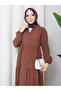 Women's Front Buttoned Modal Dress - 2