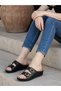 Women's Daily Double Buckle Slippers Buckle Women's Slippers - 2