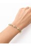 Blue and White Stone Detailed Gold Bracelet |   Elegant Zircon Stone Stylish Women's Bracelet - 3
