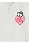 Two Mt Shop Quality Lcw Kids White Printed Standard & Regular Girls' Zip-Up Sweatshirt - 2