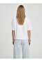 Meow Boxed Fit Women's T-Shirt - White - C590 - 3
