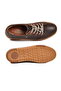 Brown Genuine Leather Orthopedic Women's Casual Shoes 401 Z - 6