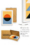 White Wooden Framed 2 Piece Set Painting Huhu16 - 2