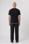 Men's Crew Neck Regular Fit Knitwear T-Shirt Black - 3
