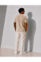 Men's Short Sleeve Ribbed Half Button Closure Polo Collar T-Shirt 26001 - 5