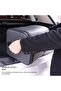 Foldable Car Trunk Organizer, Premium Leather Storage Box with Quilted Design, Box Car Interior Supplies Storage - 3