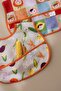Orange Piping 2-Piece Liquid-Proof Baby Bib 6-36 Months - 6