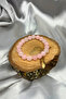 Pink Quartz Natural Stone Handmade Love Stone Natural Stone Special Design Bracelet - 4