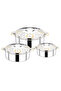 VESPERA Insulated Hotpot 3-Piece Set 2.5L/3.5L/5L | Premium Stainless Steel Inner & Outer | Gold Finish