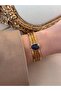 Filigree Aura Root Sapphire Clamp Bracelet - 3