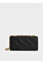 Paffuto Diamond Chain Long Wallet - Black