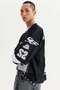 تي شيرت شبكي مطبوع بمقاس كبير - 4