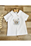 Carousel Concept Cream 1 Year Old Salopet Shirt Socks Bow Tie Set - 3