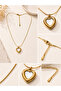 Gold Heart Steel Necklace - 2