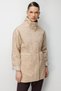 Kapak Pocketed Mock Neck Trench Coat - 3