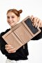 Stylish Mink Women's Wallet Modern Hand Bag Convenient Travel Wallet - 7