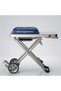 Portable BBQ Gas Grill with Foldable Stand & Wheels, Stainless Steel Charcoal Grill, Compact Outdoor Barbecue Cooker