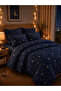 6-Piece Printed Cotton Bedding Set – Fitted Sheet, Duvet Cover & 4 Pillow Cases - 5