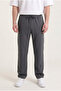 Men's Smoked Loose Fit Parachute Double Pocket Trousers - 4