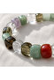 Blk-3027 Chakra Natural Stone Flexible Bracelet |   Eos Collective - 3