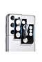 Galaxy S21 Ultra Compatible Camera Lens Protector 3D Glass T21242 - Black