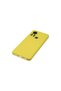Infinix Hot 11S Compatible Case Nano Velvet Silicone - Yellow - 4