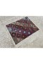 Geometric Patterned Hand-Woven Antique-Looking Small Size Wool Rug Mut8Ar - 4