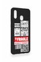 Samsung A20-A30 Compatible Fragile Patterned Silicone Case - 3