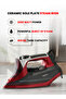Steam Iron 2200W | Ceramic Soleplate | Anti-Drip System | Vertical Steam Function | Fast & Powerful Ironing Performance | 2-Year | OG50SI | Red & Black