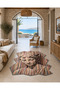 Sdt Shape Theme Patterned Modern Woven Base Decorative Carpet Sdtamor23 - 2