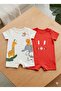 Children's Jumpsuit Summer 2-Piece Animal Printed Cotton - 2