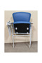 Ergonomic Foldable Office Chair with Writing Pad and also cup holder in Black for Training Room,Meeting Room - 3