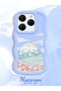 Tecno Spark 20 Pro Compatible Case Camera Protector Blue Silicone Couple Phone Case Landscape Pattern - 2