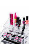 3-Drawer Multi-Functional Makeup Organizer - Dresser Organizer - Lipstick Holder and Jewelry Organizer - 4