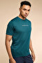 Typography Print T-Shirt with Crew Neck and Short Sleeves - 5
