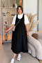 Twst Model Dress T-Shirt Black Double Set