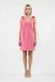 Women's Sleeveless V-Neck Tie Detailed Crinkle Woven Mini Beach Dress Relaxed Fit Casual Modern - 4