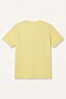 100% Cotton Regular Fit Crew Neck Back Printed Short Sleeve Light Yellow T-Shirt I2344Ax26Sm - 7