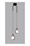 Modern Lighting, Double pendent, Light, Leather Designs Pendent, 130x15cm, Suitable for bedroom and mirror side, Leather design, Adjustable height.