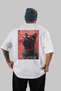For the Love of Cats 59 Cats Printed White Oversize T-Shirt 100% Cotton Unisex Cat Lover Premium Design - 2