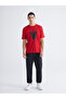 Xside Red Printed Short Sleeve Men's T-Shirt - 2