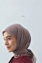 وشاح قطني من آيا باللون البني الغباري - 3