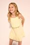 Linen Look Strap Dress for Girls H3764A826Hs - 3
