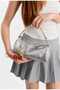 Women's Cherry Charm Gift Cylinder Handle Shoulder Crossbody Bag Silver - 3