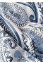 100% Cotton Satin Paisley Double Duvet Cover Set Blue (200X220 cm) - 7