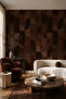 Wooden Curves Geometric Wood Textured Self-Adhesive Wallpaper - 7