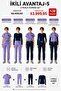 4 Pieces Scrubs Combo Set Magenta Navy Blue Medical Uniform Nurse Doctor Uniform