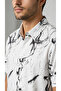 Marble Printed Half Sleeve Woven Shirt - 2